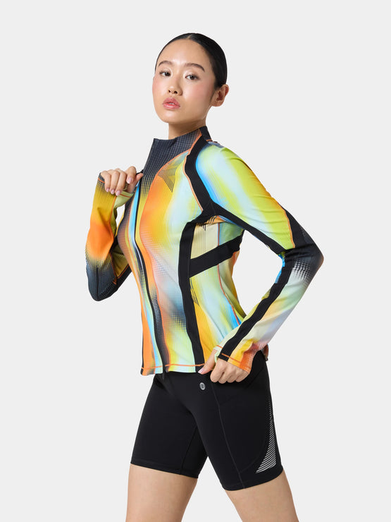 Fenggy SpectraFade Zip-Up Jacket in Solar Prism, a second view