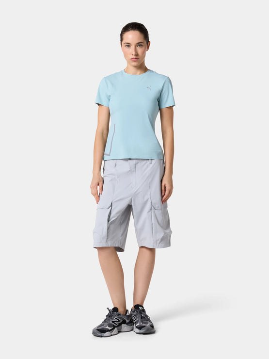 Tittallon Active Life Knitted Quick-Dry Sport T-Shirt in Crystal Blue, a second view
