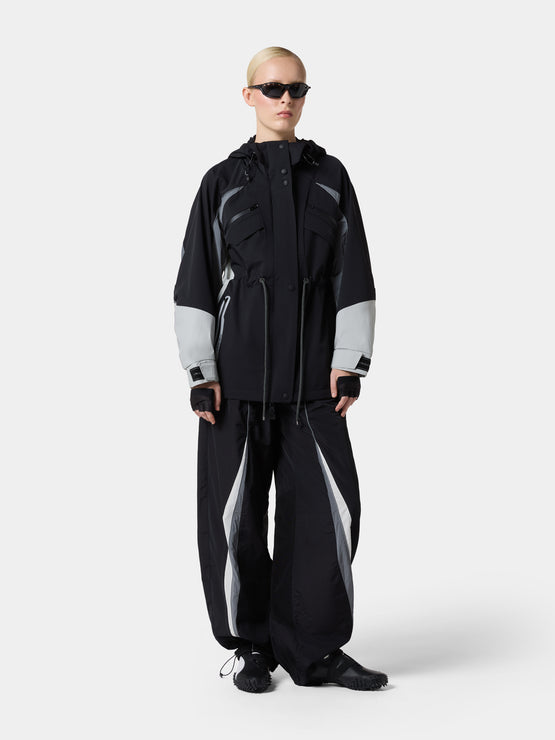 Fenggy ApexShell Colorblock Shell Jacket in Obsidian Black, a second view